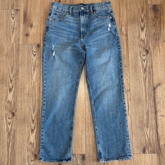 Gap Women's High Rise Straight Jeans Size 10/30R 28" - Picture 1 of 8